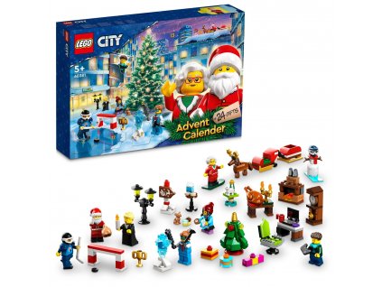 91011 city lego adventni kalendar lego city 2023 60381