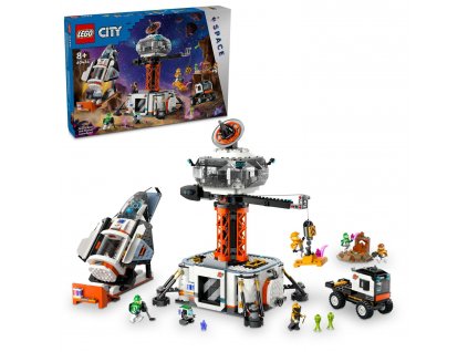 95196 city lego vesmirna zakladna a startovaci rampa pro raketu 60434