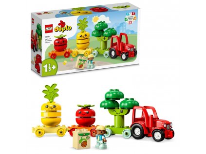61574 duplo lego traktor se zeleninou a ovocem 10984