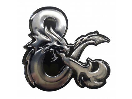 92595 samolepka dungeons and dragons logo s metalickym efektem
