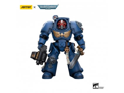 99468 warhammer 40k action figure 1 18 ultramarines terminator squad sergeant with power sword and teleport homer 12 cm