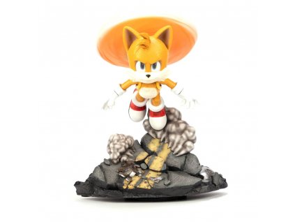 99570 sonic the hedgehog 2 statue tails standoff 32 cm