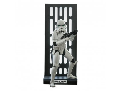 99696 star wars movie masterpiece action figure 1 6 stormtrooper with death star environment 30 cm