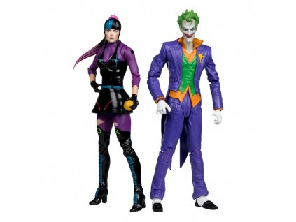 99807 dc multiverse action figures pack of 2 the joker punchline 18 cm