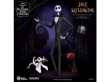 99825 nightmare before christmas dynamic 8ction heroes action figure 1 9 jack skellington 21 cm