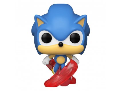 99869 sonic the hedgehog pop games vinyl figure sonic 30th running sonic 9 cm