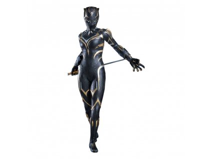 100478 black panther wakanda forever movie masterpiece action figure 1 6 black panther 28 cm