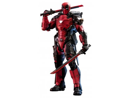 100274 marvel comic masterpiece action figure 1 6 armorized deadpool 33 cm