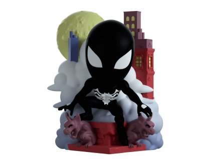 101123 marvel vinyl diorama web of spider man 12 cm