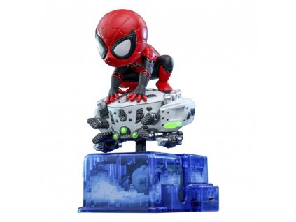 100226 spider man far from home cosrider mini figure with sound light up spider man 13 cm