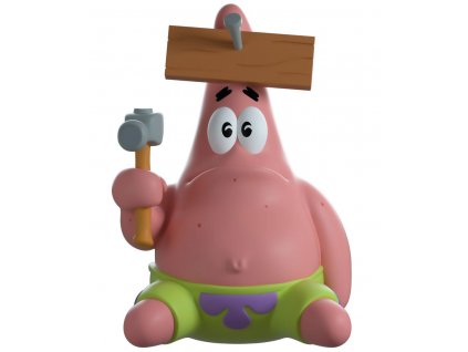 101354 spongebob squarepants vinyl figure nail on head patrick 10 cm