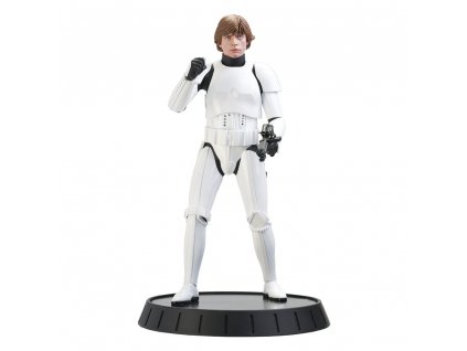 101957 star wars episode iv milestones statue 1 6 luke skywalker stormtrooper disguise previews exclusive 30 cm