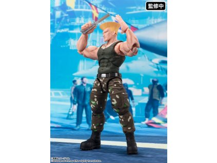 101561 street fighter s h figuarts action figure guile outfit 2 16 cm