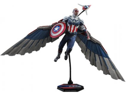 100211 the falcon and the winter soldier action figure 1 6 captain america 30 cm