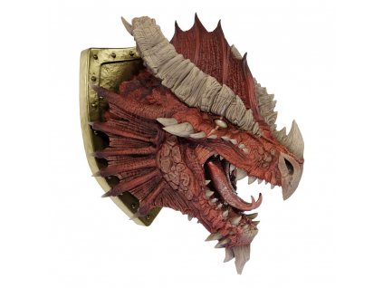 102122 d d replicas of the realms life size foam figure ancient red dragon trophy plaque limited edition 50th anniversary 56 cm