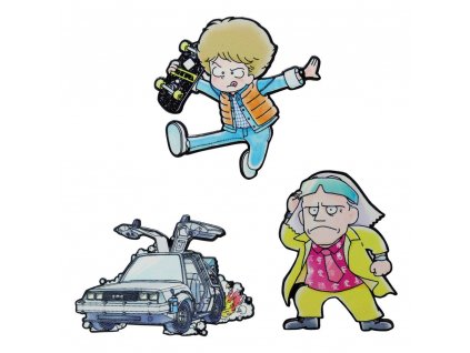 102797 back to the future pin badge set limited japanese edition