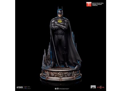 103259 dc comics the flash movie art scale statue 1 10 batman 23 cm