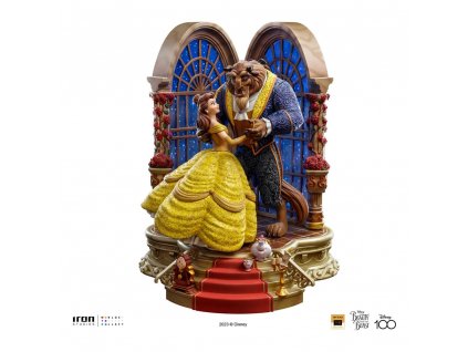 103268 disney art scale deluxe statue 1 10 beauty and the beast 29 cm