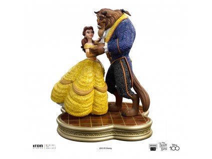 103271 disney art scale statue 1 10 beauty and the beast 29 cm