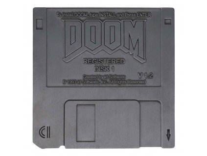 102431 doom eternal replica floppy disc limited edition