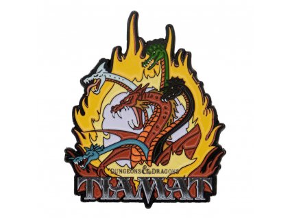 102443 dungeons dragons the cartoon pin badge 40th anniversary tiamat