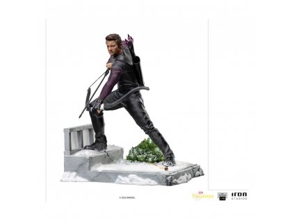 103400 hawkeye bds art scale statue 1 10 clint barton 19 cm