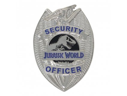 102860 jurassic world limited edition replica security officer badge