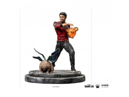 103424 shang chi and the legend of the ten rings bds art scale statue 1 10 shang chi morris 19 cm