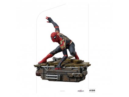 103376 spider man no way home bds art scale deluxe statue 1 10 spider man peter 1 19 cm