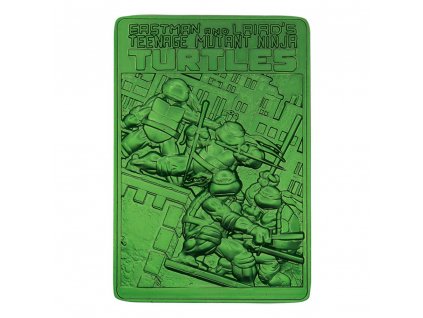 104672 teenage mutant ninja turtles ingot 40th anniversary green limited edition