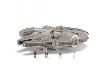 105389 star wars micro galaxy squadron feature vehicle with figures millennium falcon 22 cm