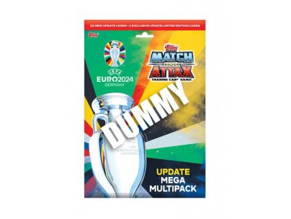 105218 uefa euro 2024 trading cards update mega multipack