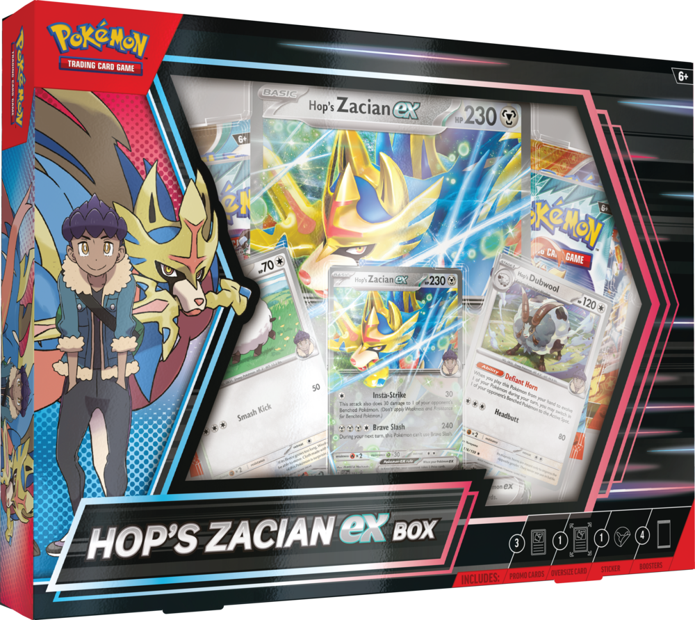 Nintendo Pokémon TCG - Hop's Zacian ex Box (EN)