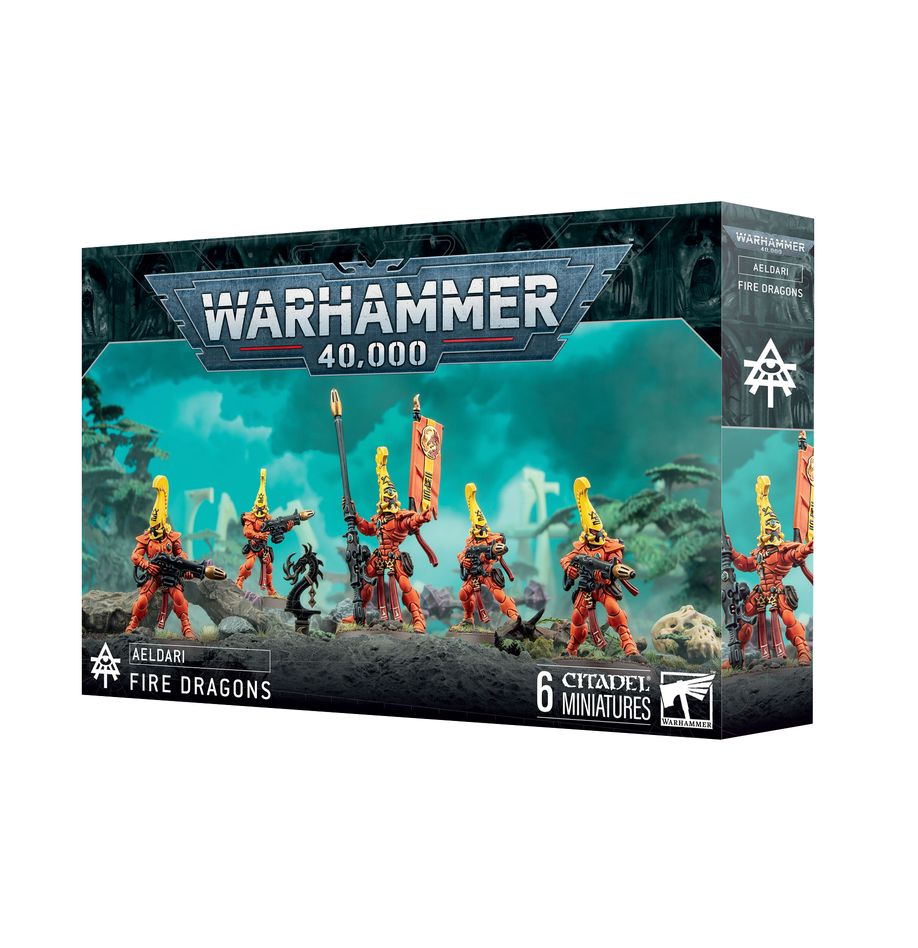 Games Workshop Warhammer 40,000 - mini figurky - Aeldari: Fire Dragons