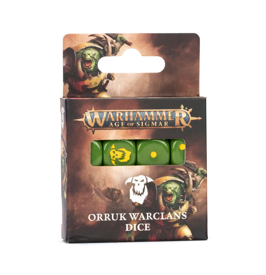Games Workshop Warhammer: Age of Sigmar - kostky - Orruk Warclans Dice (16 ks)