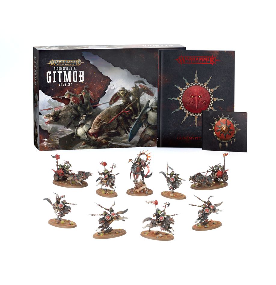 Games Workshop Warhammer: Age of Sigmar - mini figurky - Gloomspite Gitz: Gitmob Army Set (EN)