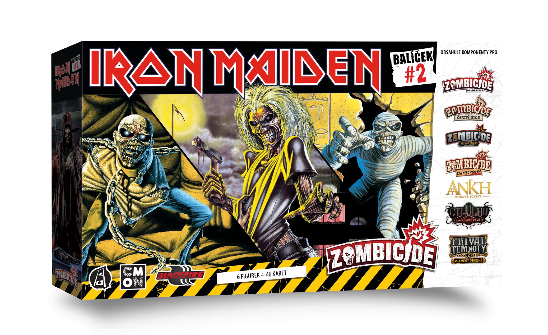 Cool Mini Or Not Iron Maiden - figurky pro hry od CMON - Balíček #2 (CZ)