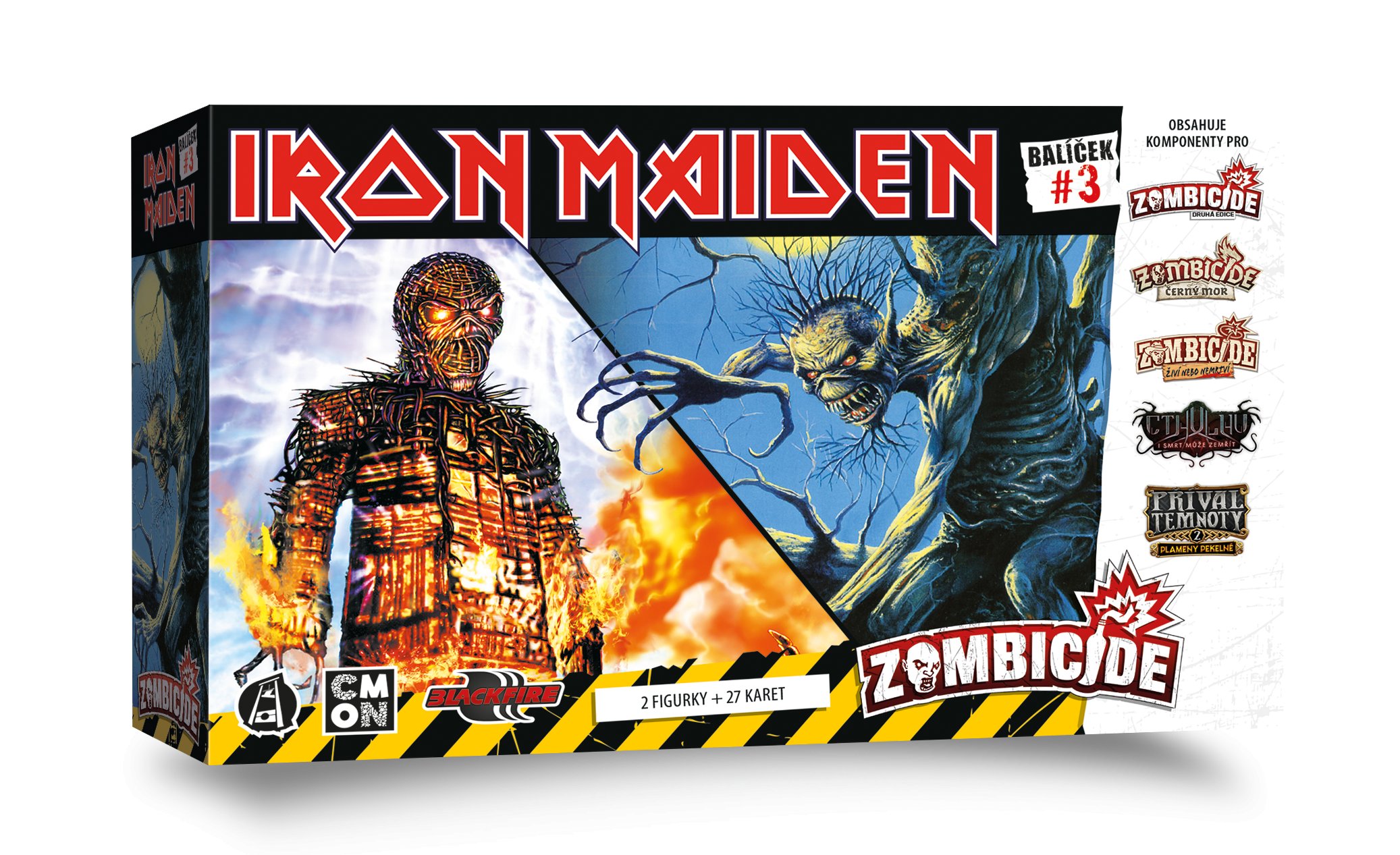 Cool Mini Or Not Iron Maiden - figurky pro hry od CMON - Balíček #3 (CZ)