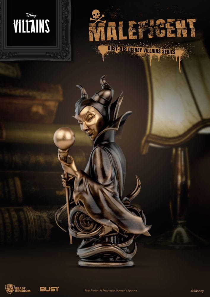 Beast Kingdom Toys Disney Villains Series PVC Bust Maleficent 16 cm