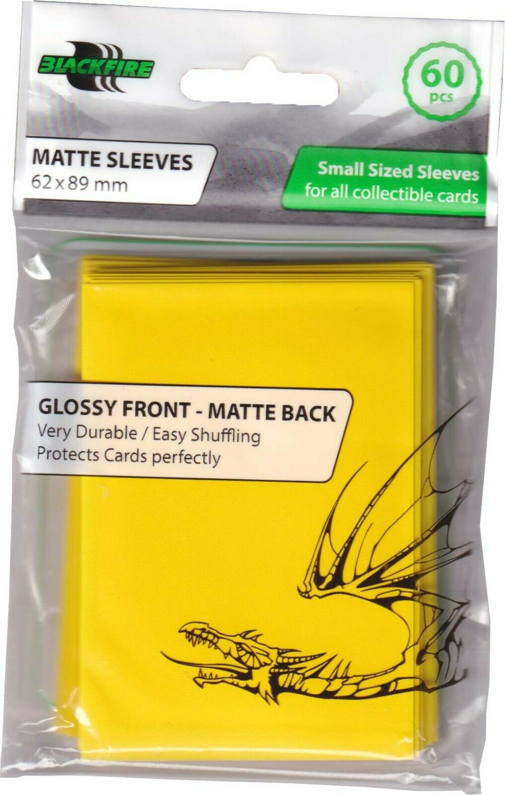 Blackfire Small Sleeves - Yellow (60 Obalů)