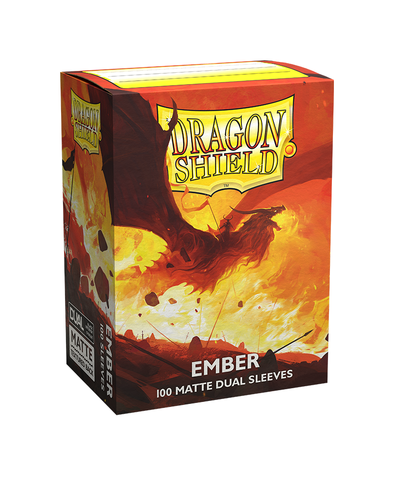 Arcane Tinmen Dragon Shield Dual Matte Obaly - Ember 'Alaric, Revolution Kindler - Ember - 100 kusů