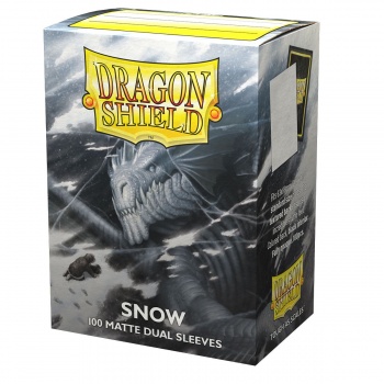 Dragon Shield Dual Matte Sleeves - Snow 'Nirin' (100 Obalů)