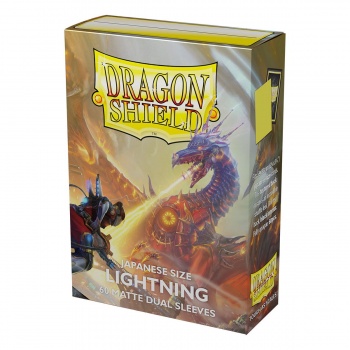 Dragon Shield Japanese size - Dual Matte Sleeves - Lightning 'Ailia' (60 Obalů)