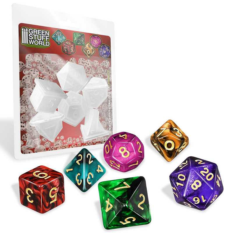 Green Stuff World Formičky na tvorbu RPG kostek