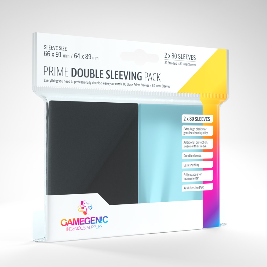 Gamegenic - PRIME Double Sleeving Pack (2x80 obalů)