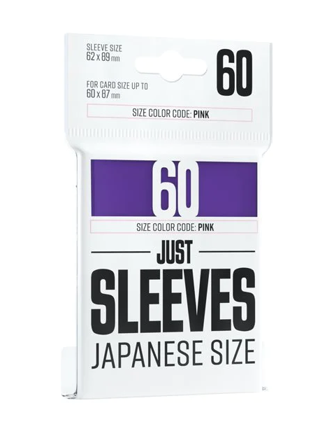 Gamegenic Just Sleeves - Japanese Size Purple (60 obalů)