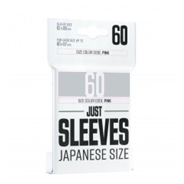 Gamegenic Just Sleeves - Japanese Size White (60 obalů)