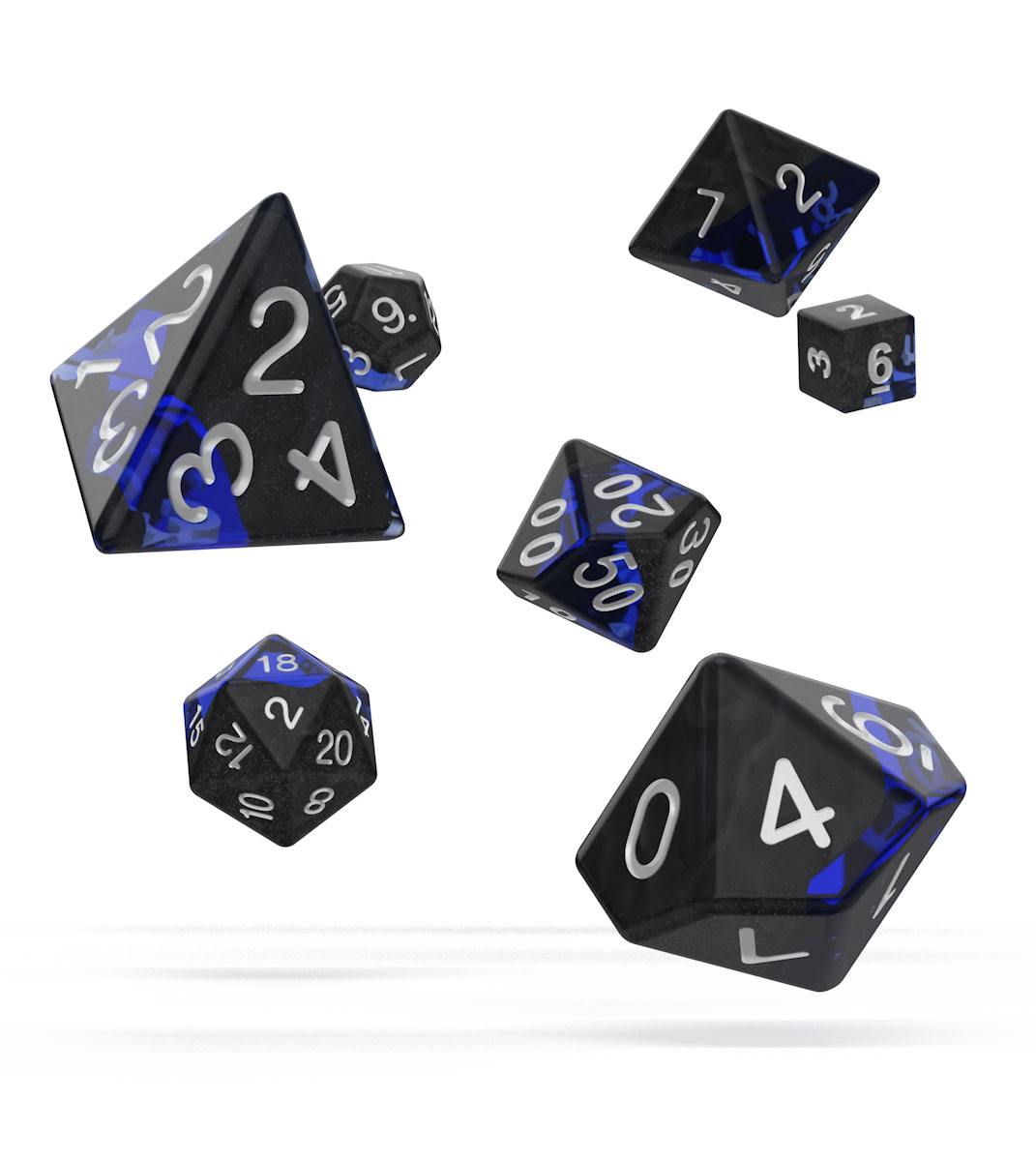 Oakie Doakie Dice - kostky - RPG Set Enclave - Sapphire (7 ks)