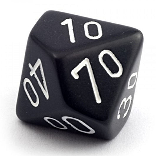 Procentová kostka Barva: černá