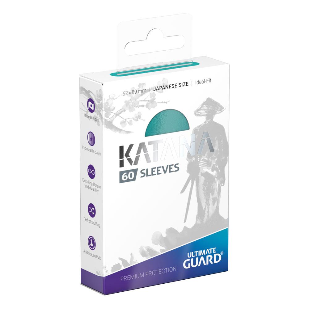 Ultimate Guard - Katana Sleeves Japanese Size Turquoise (60 obalů)